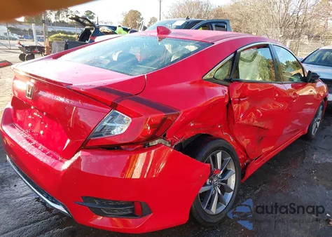 2019 Honda Civic Ex-L z USA, uszkodzony, nr VIN JHMFC1F78KX007041
